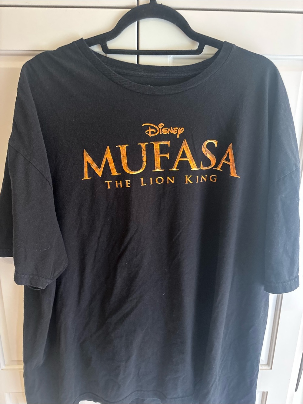 Disney Mufasa The Lion King Black Graphic Tee 3xl
